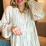 Hamptons Striped Mini Dress
