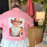 Bad To The Bone Pink Santa Jacket