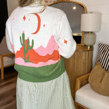 Wild West Threads Sweater Cardigan - Beige