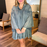 Swinging Denim Tunic Dress