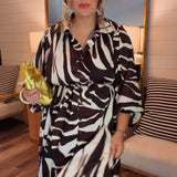 City View Maxi Dress - Zebra