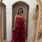The Polka Dot Tiered Maxi Dress