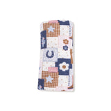 Patchwork Cowgirl Swaddle Blanket