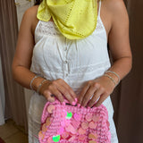 Sequin Handbag - Pink