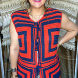 Groovy Crochet Knit Tank Dress