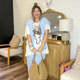 {MUMU} Airport Tee - Polo Club Graphic