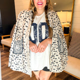 Varsity Oversized Tee - White