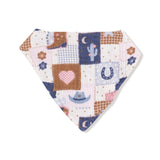 Bandana Bib - Patchwork Cowgirl O/S