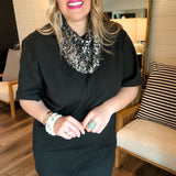 Members Only Lace Dress - Black