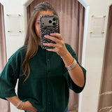 The Shorty Cardigan - Green