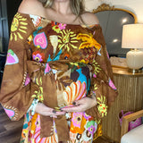 {Spell} Birth of Venus Tunic Dress - Caramel