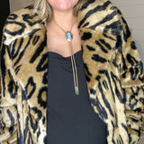 {MUMU} Miss Cindy Overcoat - Feline Faux Fur