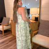 Bluebonnet Fields Maxi Dress - Green