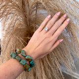 Chunky Turquoise Bracelet