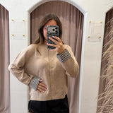 Club Gingham Cardigan