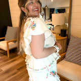 Cannes Shorts - Wild Meadow Embroidery