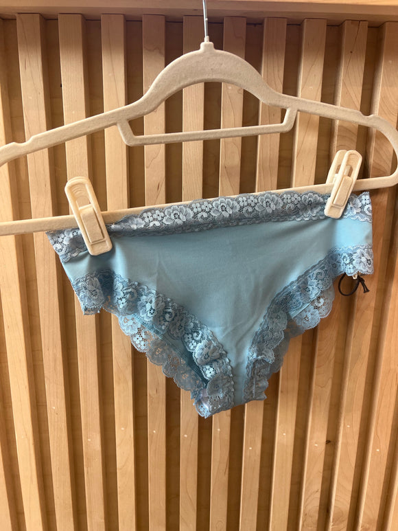 Dove Lace Bloomers- Dusty Blue