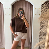 Birdie Crossover Biker Shorts - Marsh Camo