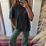 The Big Chill Stripe Lounge Pants - Green