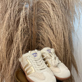 {Back70} Easter In Butter Gold Backless Sneaker