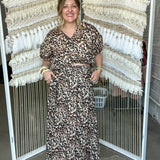 Leopard Lane Midi Skirt