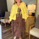 Golden Hour Tie Cardigan