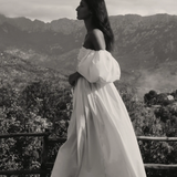 {Caroline Constas} Emilia Ruched Empire Maxi Dress - Ivory