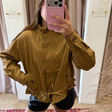 Butterscotch Mock Neck Jacket