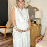 Paris Dress - White - FREE TASHA SCARF WITH PURCHASE