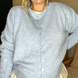 The Piper Cardigan - Sky Blue