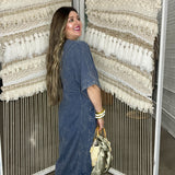 Free Style Mineral Wash Jumpsuit