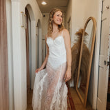 Ever After Lace Maxi Dress - White