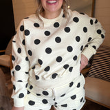 Picking Polka Dot Sweat Set