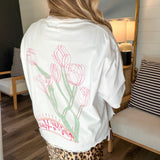 Round Top Graphic Tee