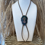 Real Copper Bolo Tie Necklace