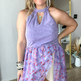 Levi Ruffle Maxi Tunic Top