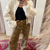 Tame Me Tiger Pants - Brown