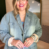 Blues Blazer - Chambray
