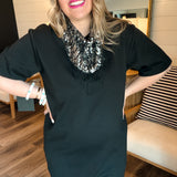 Members Only Lace Dress - Black