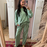 Good Mood Sweater Top - Lime