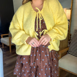 Golden Hour Tie Cardigan