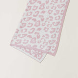 Cozy Chic Barefoot In The Wild Baby Blanket - Dusty Rose + Cream