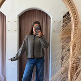 Half Piper Cardigan - Dark Brown