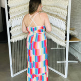 Sunset Carousel Maxi Dress