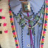 Turquoise Squash Blossom Necklace