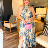 Sweet Cream Floral Maxi Dress