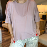 Ultra Soft Jersey Short Sleeve - Teaberry