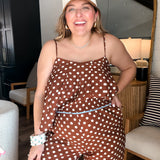 Latte Love Polka Dot Tank