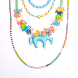 Thin Mixed Media Necklace