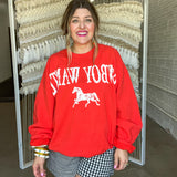 {Daydreamer} Cowboy Wanted Boyfriend Crew Pullover